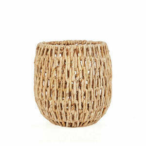 Kosz pleciony BAZAR BIZAR Louh Louh L, naturalny, 45x45x43 cm small 0