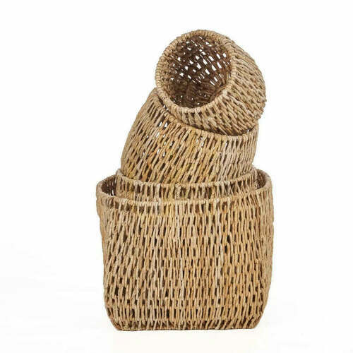Sprawdź Kosz wiklinowy Louh Louh Natural XL 55x55x41 cm Baskets