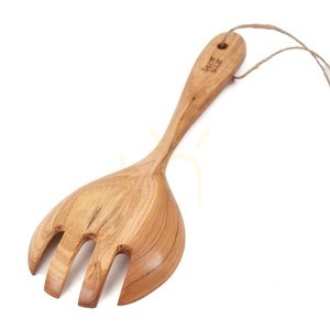 Widelec do sałatki z drewna tekowego Teak Root Collection 26 cm small 3