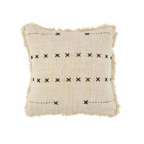 Sprawdź Poszewka na poduszkę The French Kiss Natural Black 50x50 cm
