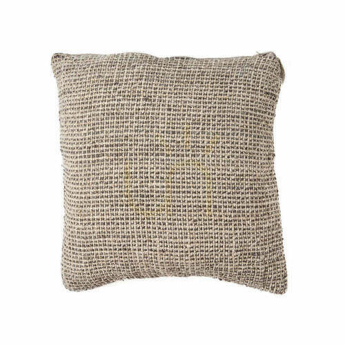 Sprawdź Poszewka na poduszkę lniana The Linen Grain 50x50 cm naturalna czarna
