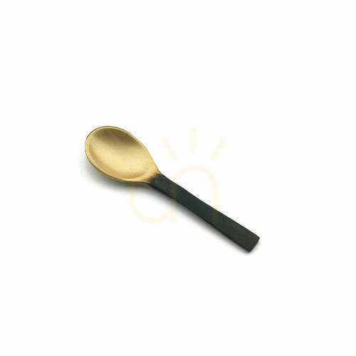 Sprawdź Łopatka do soli mini czarno-złota S
