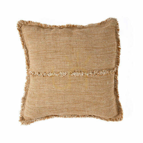 Sprawdź Poszewka na poduszkę Sahara Fringe 50x50 naturalny brąz