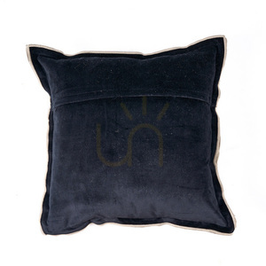 Poszewka dekoracyjna w paski Nordic Natural Black 50x50 cm small 8