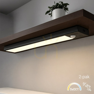 Czarna Lampka Podszafkowa Viro 3 Cct 30cm Czarny Dwupak small 0