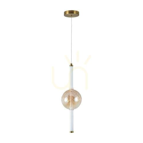 Sprawdź Oprawa zwieszana V-TAC LED 8W złoto bursztyn biały VT-84039 3000K 1100lm