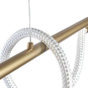 Lampa wisząca serpente ddxz003 55w złota - wężyk splot small 2