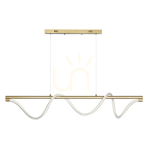 Lampa wisząca serpente ddxz003 55w złota - wężyk splot small 0