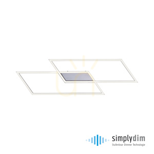 Plafon INIGO 8193-55 Srebrny 2xLED 1 Plafon INIGO 8193-55 Srebrny 2xLED small 1