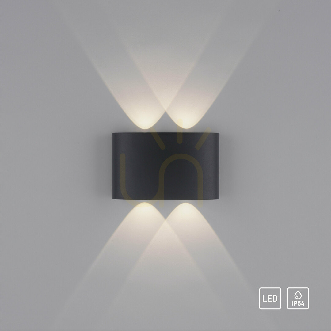 Obejrzyj Kinkiet CARLO 9487-13 Antracyt 4xLED Kinkiet CARLO 9487-13 Antracyt 4xLED