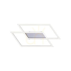 Plafon INIGO 8192-55 Srebrny 2xLED small 14