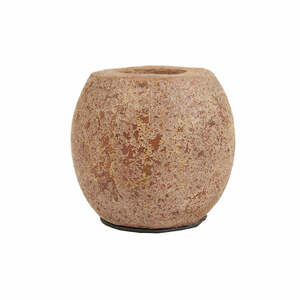 Świecznik Cavestone brązowy 13x13x12 cm small 0
