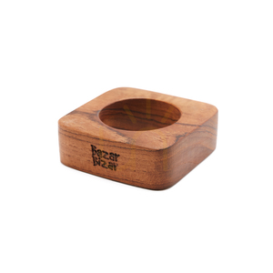 Obrączka na serwetkę Bazar Bizar korzeń tekowy naturalna 6x6x2 cm BASU608N small 3