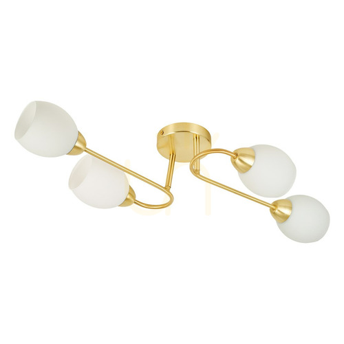 Sprawdź Złoty żyrandol sufitowy Milagro KING ML2757, 4 × E27, 71 cm
