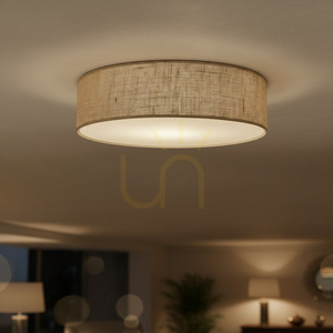 Lampa Sufitowa Marshall 3x E27 ø50cm Biały/Brąz small 1