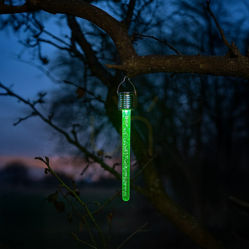 Sprawdź Srebrna Lampa Solarna Sopel Rgb Ip44 IP44