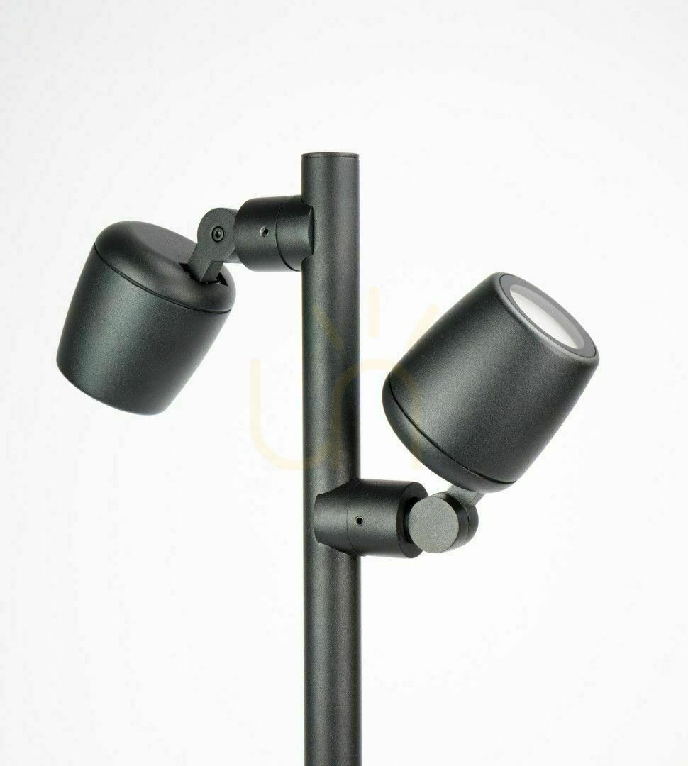 Zobacz Lampa zewnętrzna stojąca regulowane głowice SU-MA Dublo DBL-700 czarny 70 cm LED GU10 IP65 Lampa zewnętrzna stojąca regulowane głowice SU-MA Dublo DBL-700 czarny 70 cm LED GU10 IP65