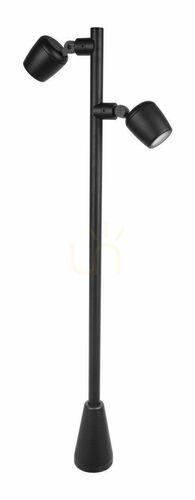 Sprawdź Lampa zewnętrzna stojąca regulowane głowice SU-MA Dublo DBL-1000 czarny IP65 GU10 100 cm