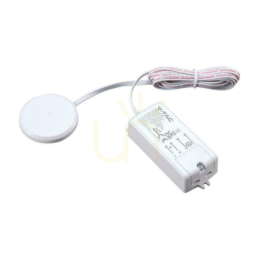 Sprawdź Włącznik dotykowy ukryty podblatowy meblowy 230V biały V-TAC VT-8165 5 lat gwarancji Włącznik dotykowy ukryty podblatowy meblowy 230V biały V-TAC VT-8165 5 lat gwarancji