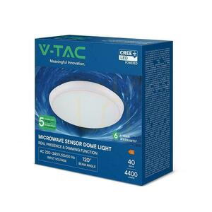 Oprawa sufitowa plafoniera V-TAC 40W LED CREE CHIP czujnik ruchu regulacja mocy i barwy 5w1 IP65 VT-8179 4400lm 6 lat gwarancji small 4