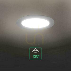 Panel wpuszczany downlight V-TAC 18W LED CREE CHIP okrągły 220x28mm VT-61018CCT 1980lm 6 lat gwarancji small 6