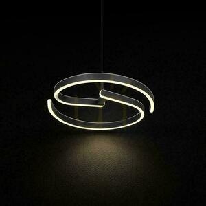 Oprawa zwieszana V-TAC 25W LED kierownica fi40cm czarna VT-84045 4000K 3250lm small 1