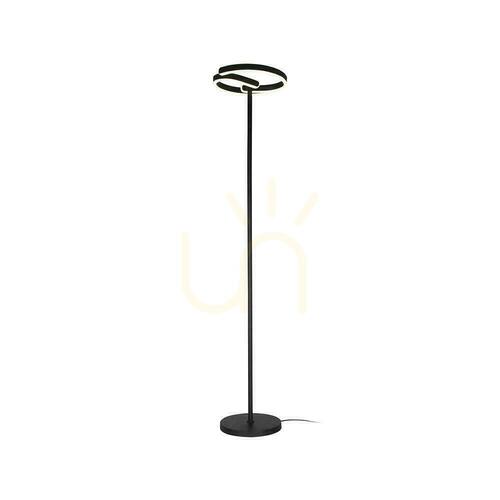 Sprawdź Lampa podłogowa V-TAC 25W kierownica fi30cm x 140cm czarna VT-84048 4000K 3250lm