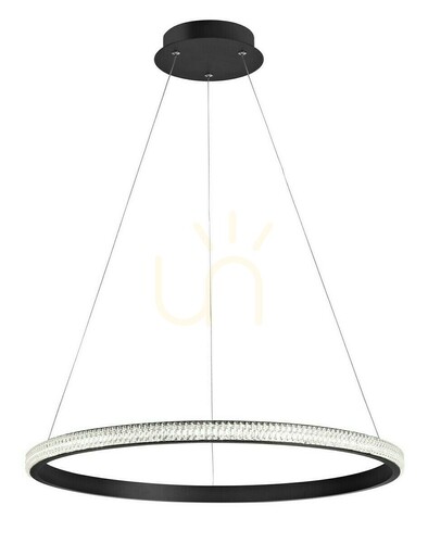 Sprawdź Lampa wisząca OCANA Luces Exclusivas LE41717 LED 29W 3000K 1684lm ø 60,5 cm czarna