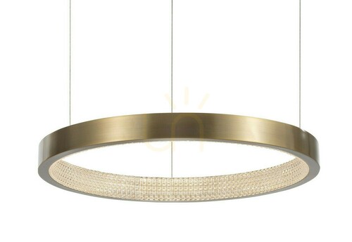 Sprawdź Lampa wisząca LED Luces Exclusivas ORITO LE41725, antyczny mosiądz, Ø 45 cm, 18 W, 1020 lm, 3000 K