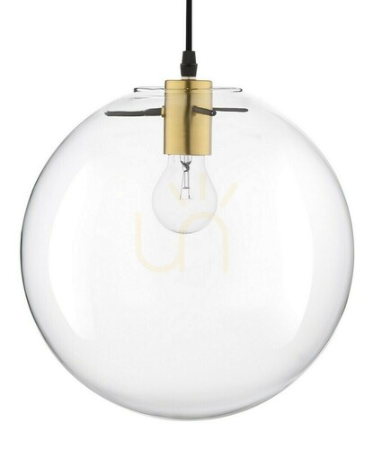Sprawdź Lampa wisząca UPATA kula szklana przezroczysta 30 cm E27