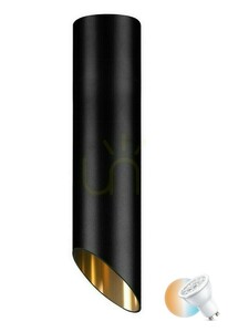 Reflektorek sufitowy Luces Exclusivas CEBALLOS LE61445 czarny GU10 30 cm small 0