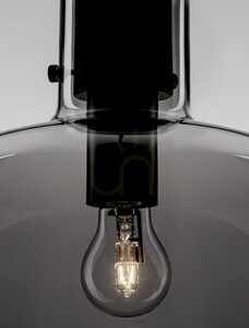 Lampa wisząca Luces Exclusivas PADRE LE42628, czarna, przydymione szkło, E27, Ø30 cm small 4