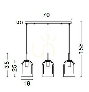 Lampa Wisząca BONAO Luces Exclusivas LE42641 small 4