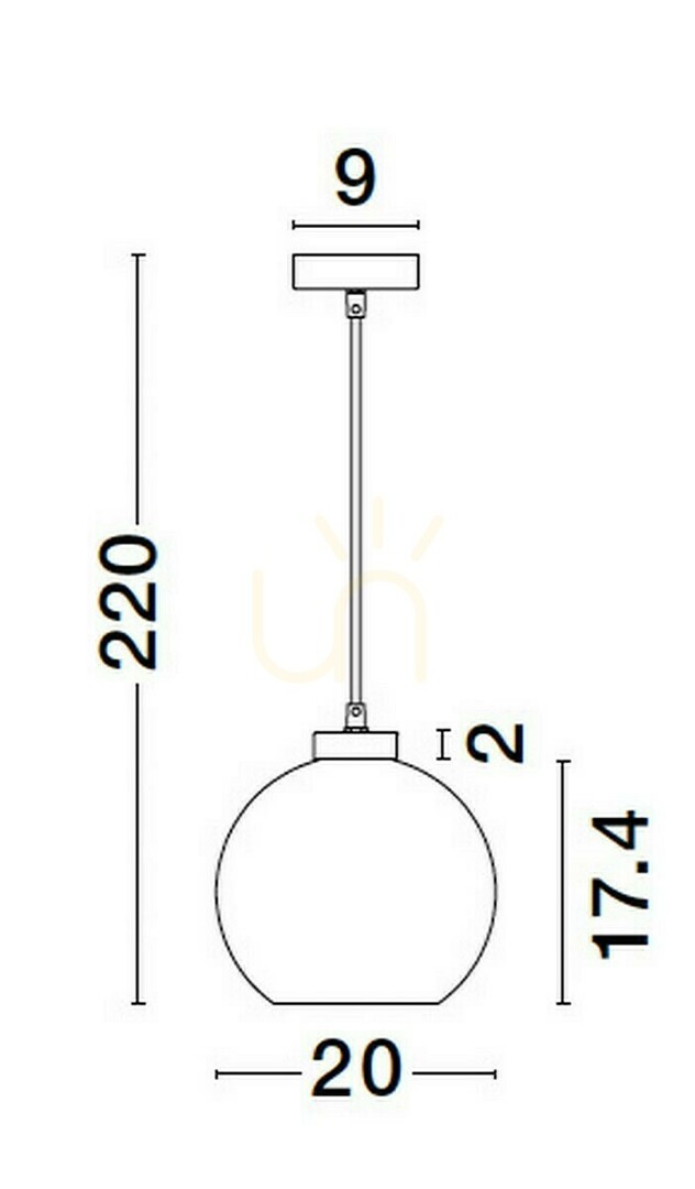 Wyświetl Lampa Wisząca REPOS Luces Exclusivas LE42649 Lampa Wisząca REPOS Luces Exclusivas LE42649