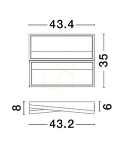 Plafon CROIX Luces Exclusivas LE42657 small 5