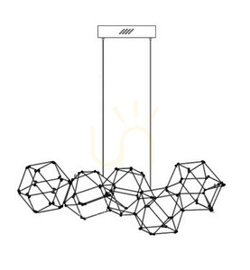 Złota lampa wisząca ASIS Luces Exclusivas LE42726 LED 21,6 W 3000 K small 4