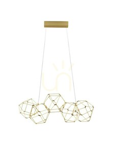 Złota lampa wisząca ASIS Luces Exclusivas LE42726 LED 21,6 W 3000 K small 0