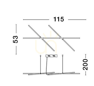 Lampa Wisząca BELL Luces Exclusivas LE42729 5 Lampa Wisząca BELL Luces Exclusivas LE42729 small 5
