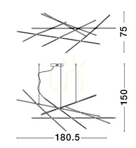 Lampa Wisząca BELL Luces Exclusivas LE42731 small 4