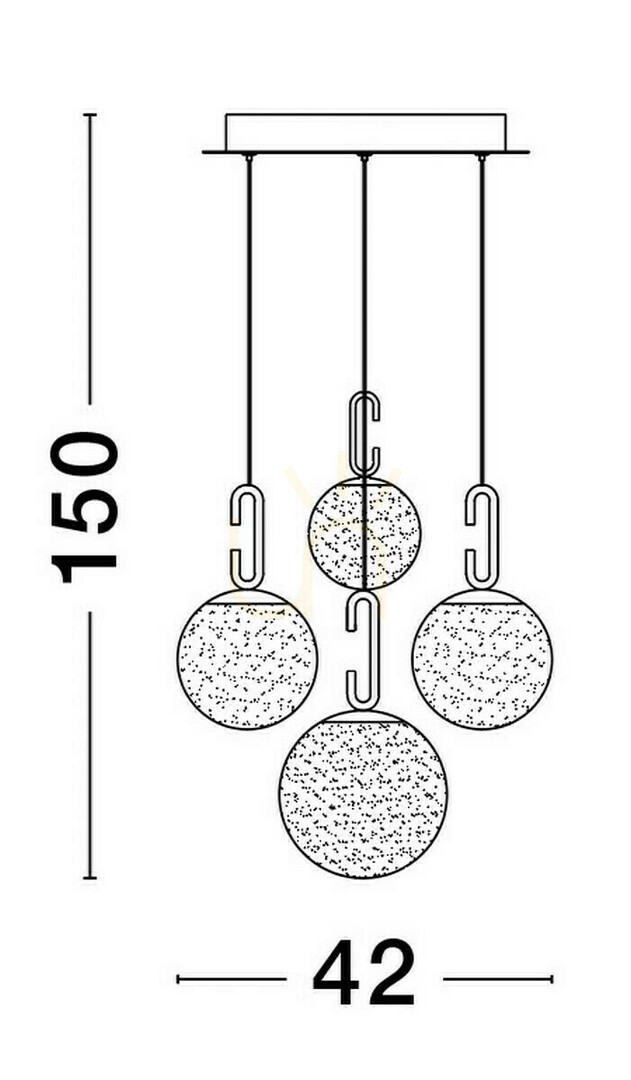 Sprawdź Lampa Wisząca YARA Luces Exclusivas LE42732 Lampa Wisząca YARA Luces Exclusivas LE42732
