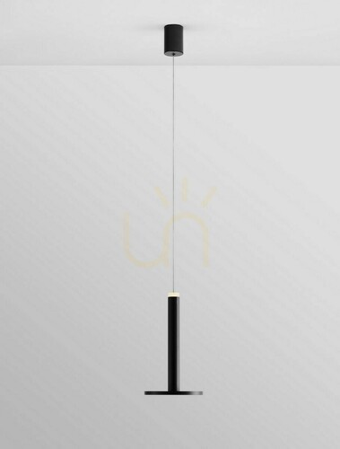 Sprawdź Lampa wisząca ESQUEL LED 11 W 3000 K czarna, dysk Ø15 cm – Luces Exclusivas LE42735