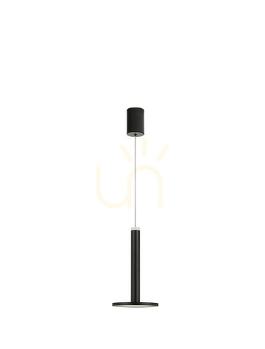Sprawdź Lampa wisząca ESQUEL LED 11 W 3000 K czarna, dysk Ø15 cm – Luces Exclusivas LE42735