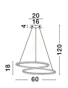 Lampa Wisząca CELAYA Luces Exclusivas LE42761 small 3