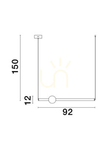 Lampa Wisząca IGUALA Luces Exclusivas LE42763 2 Lampa Wisząca IGUALA Luces Exclusivas LE42763 small 2