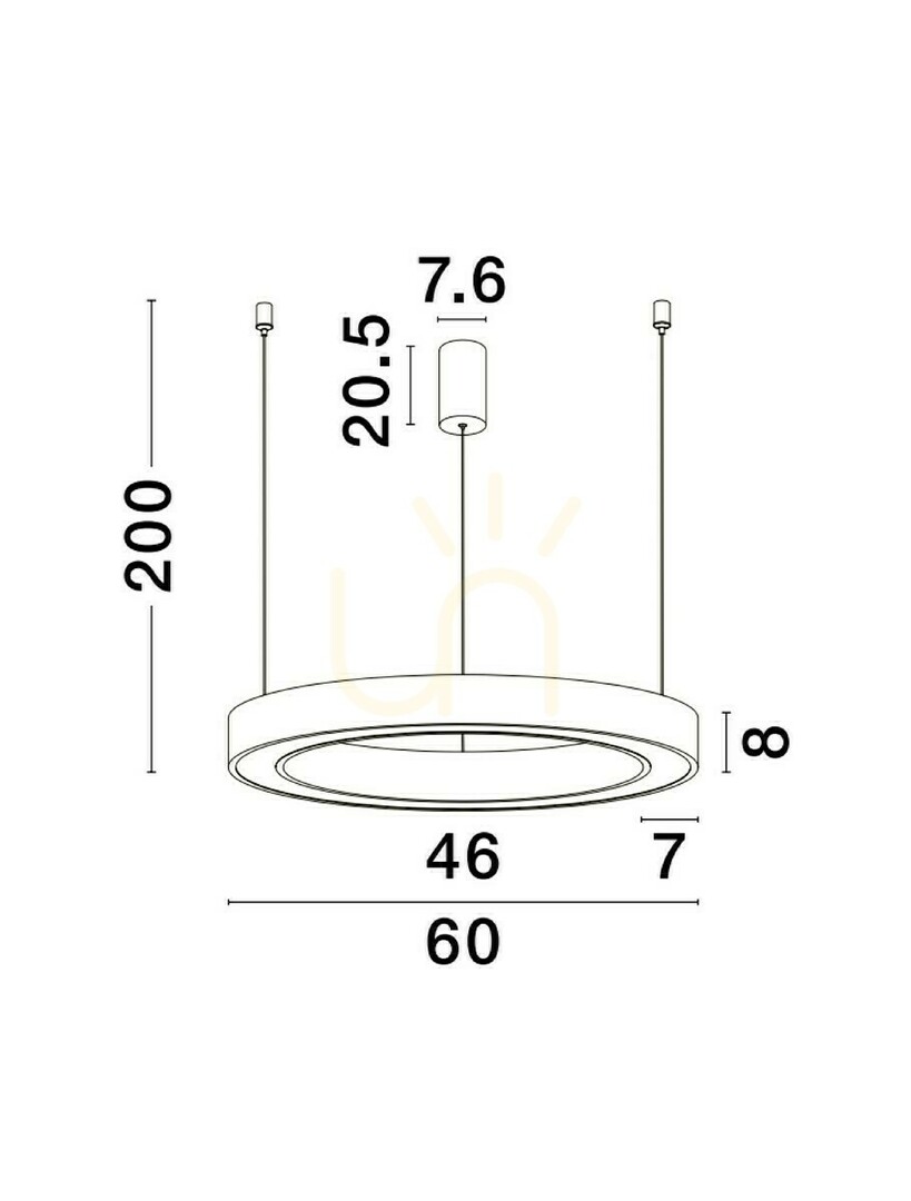 Obejrzyj Lampa Wisząca SONORA Luces Exclusivas LE42809 Lampa Wisząca SONORA Luces Exclusivas LE42809