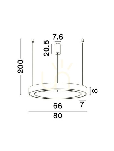 Sprawdź Lampa Wisząca SONORA Luces Exclusivas LE42810