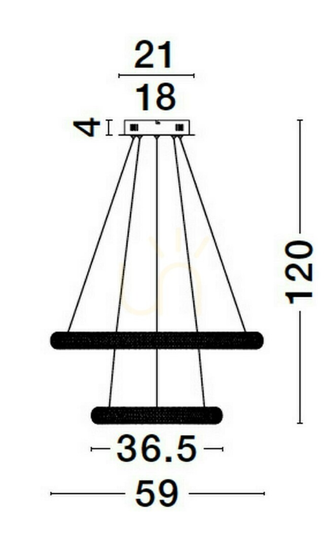 Wyświetl Lampa Wisząca AMECA Luces Exclusivas LE42818 Lampa Wisząca AMECA Luces Exclusivas LE42818