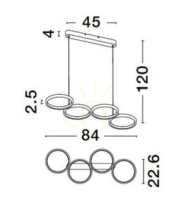 Lampa Wisząca GARCIA Luces Exclusivas LE42828 3 Lampa Wisząca GARCIA Luces Exclusivas LE42828 small 3