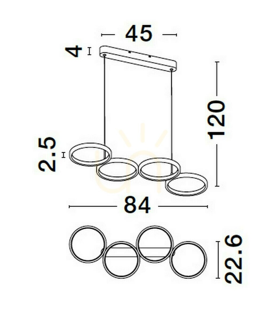 Wyświetl Lampa Wisząca GARCIA Luces Exclusivas LE42829 Lampa Wisząca GARCIA Luces Exclusivas LE42829