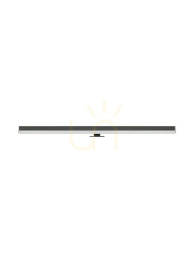 Sprawdź Kinkiet łazienkowy VALLES Luces Exclusivas czarny LED 18 W 63 cm